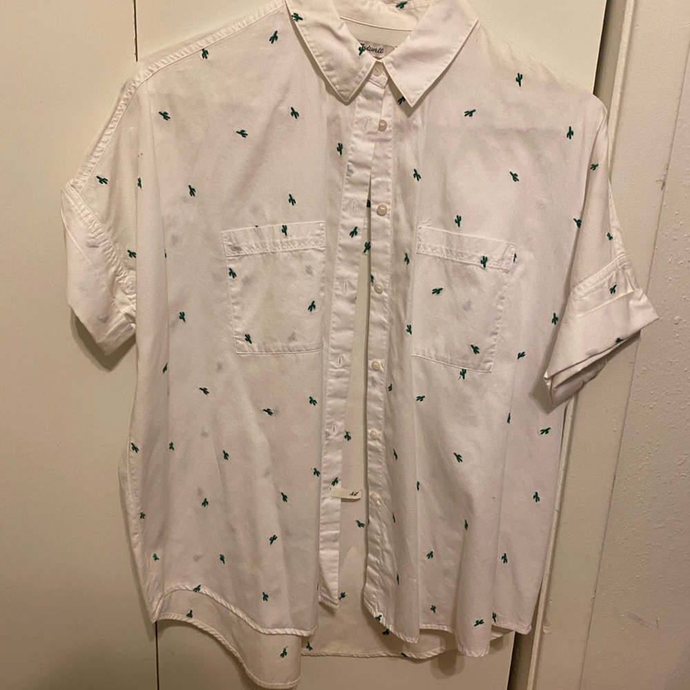 Madewell Cacti Button Down